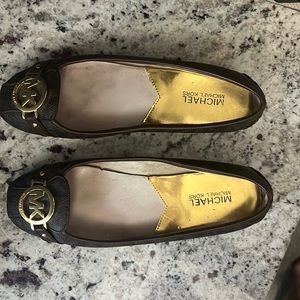 Michael Kors brown flats
